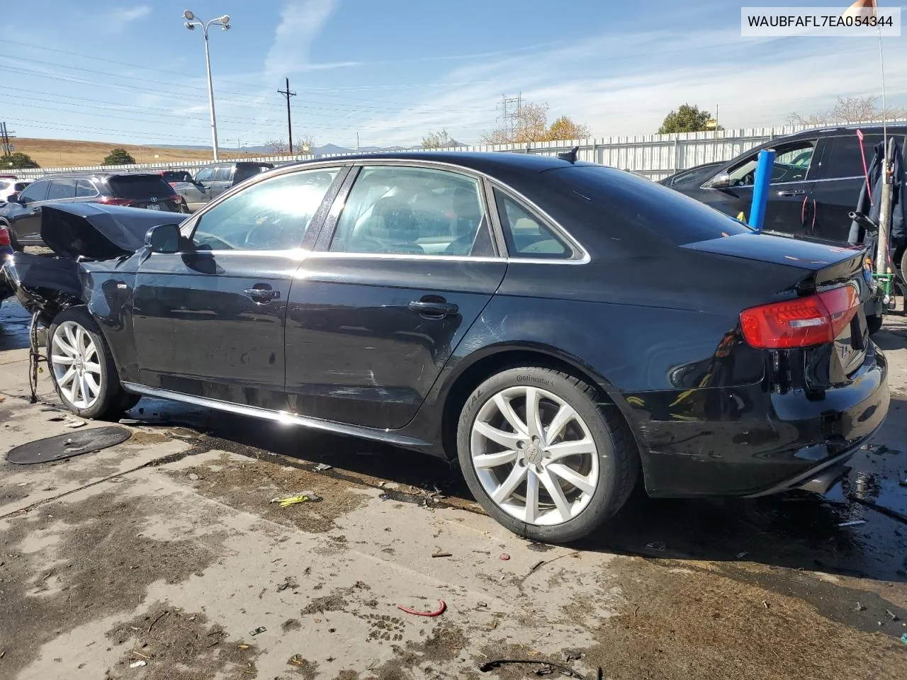 2014 Audi A4 Premium VIN: WAUBFAFL7EA054344 Lot: 78637674