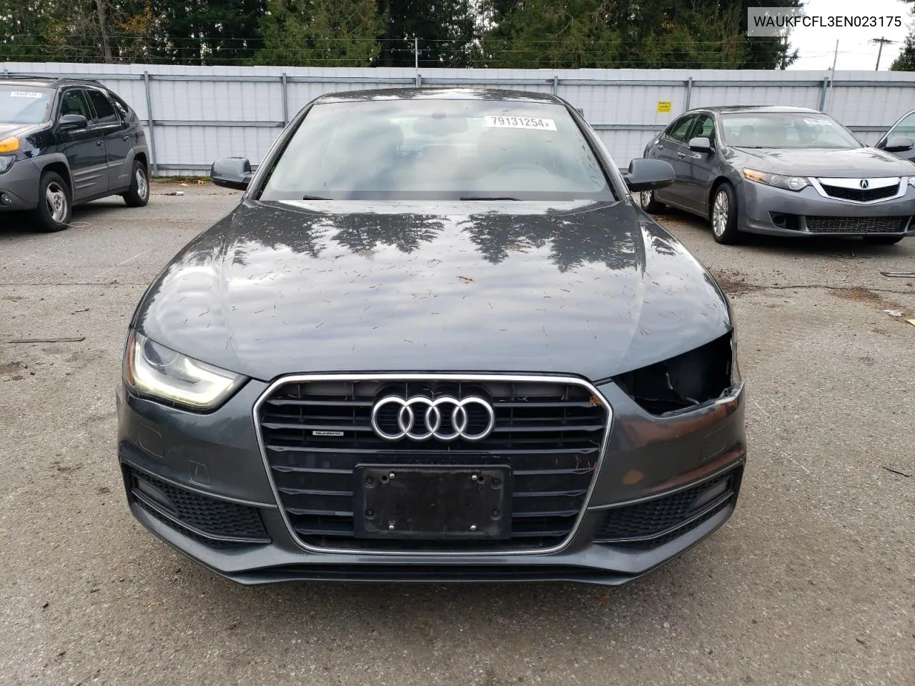 2014 Audi A4 Prestige VIN: WAUKFCFL3EN023175 Lot: 79131254