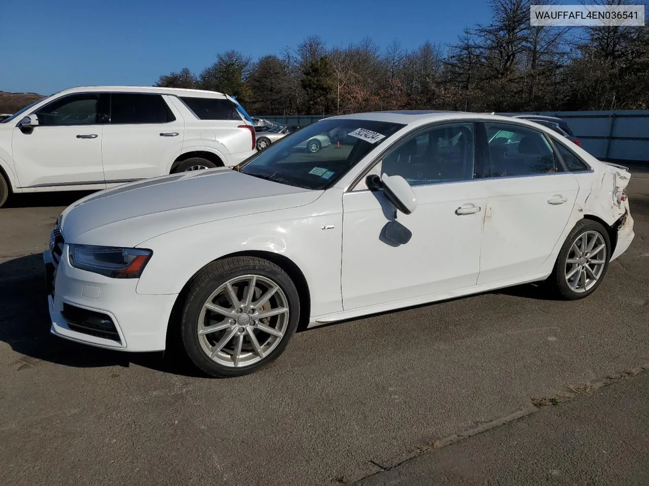 2014 Audi A4 Premium Plus VIN: WAUFFAFL4EN036541 Lot: 79224234