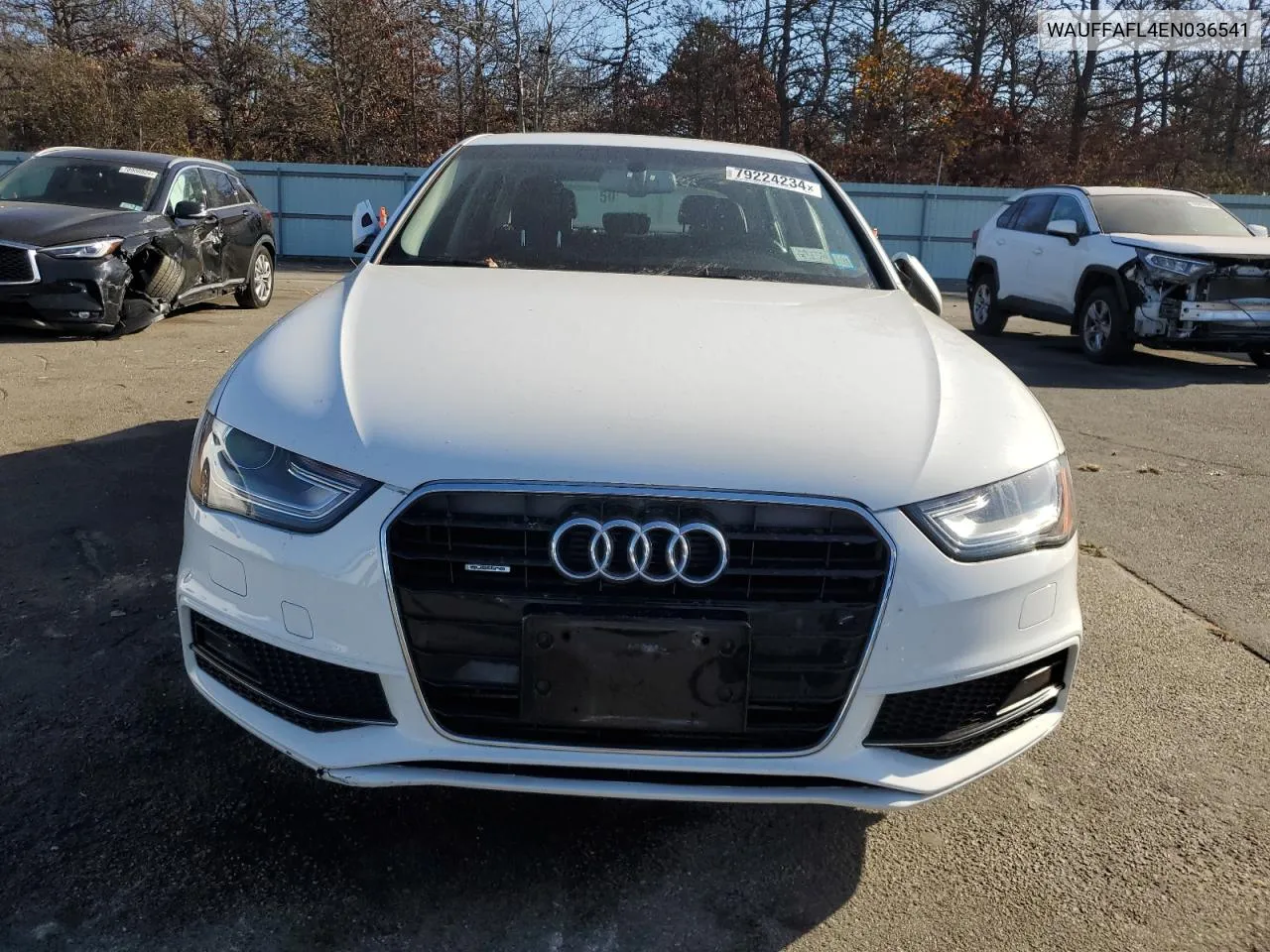 2014 Audi A4 Premium Plus VIN: WAUFFAFL4EN036541 Lot: 79224234