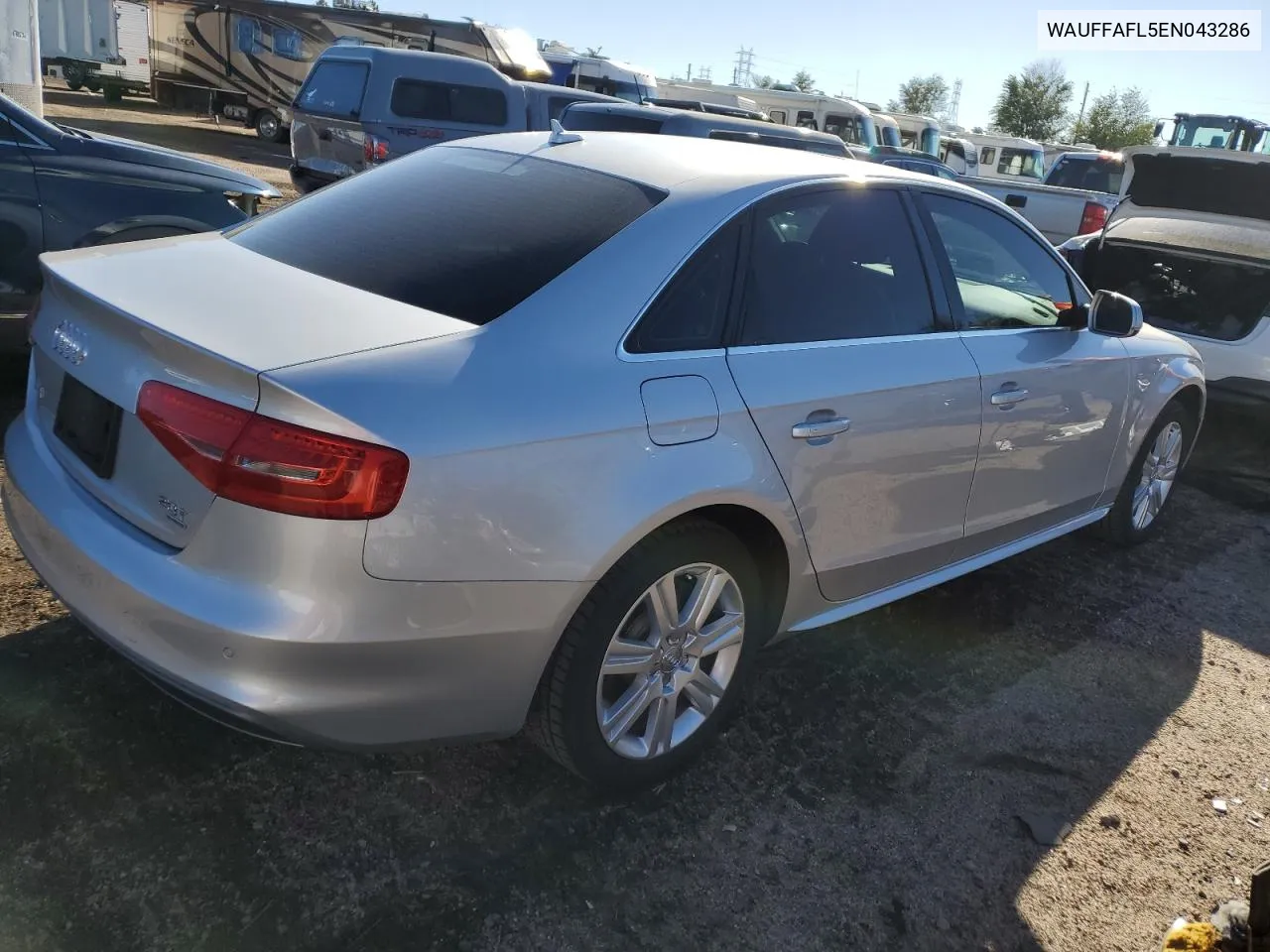 2014 Audi A4 Premium Plus VIN: WAUFFAFL5EN043286 Lot: 79281774