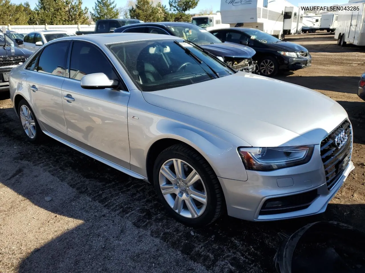 2014 Audi A4 Premium Plus VIN: WAUFFAFL5EN043286 Lot: 79281774