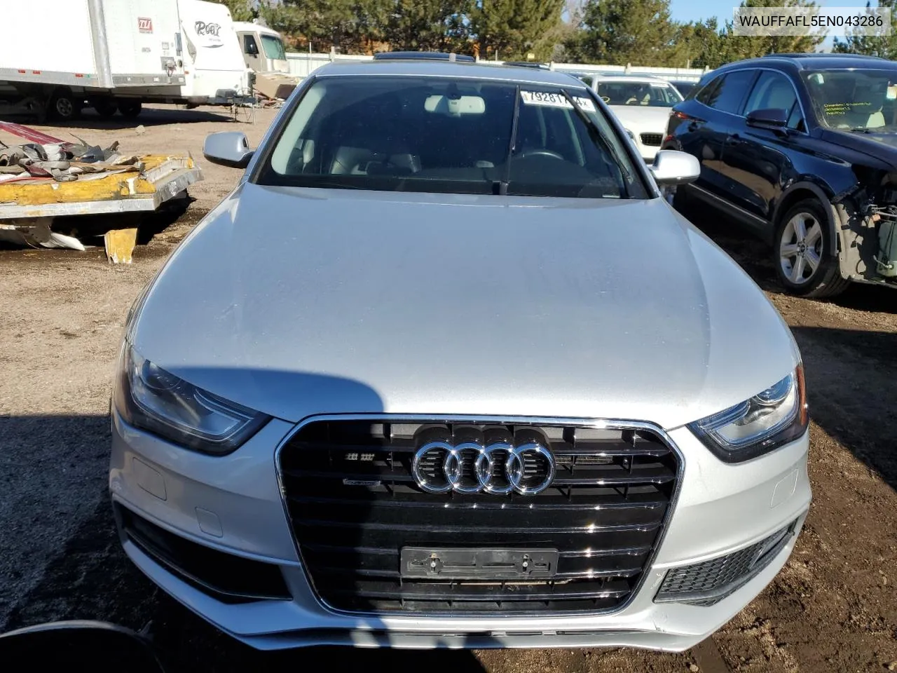 2014 Audi A4 Premium Plus VIN: WAUFFAFL5EN043286 Lot: 79281774