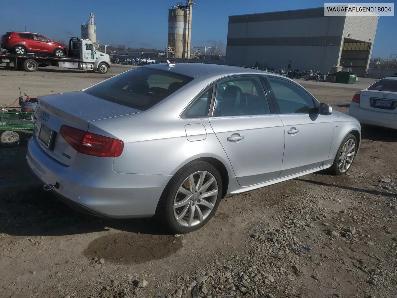 2014 Audi A4 Premium VIN: WAUAFAFL6EN018004 Lot: 79569614