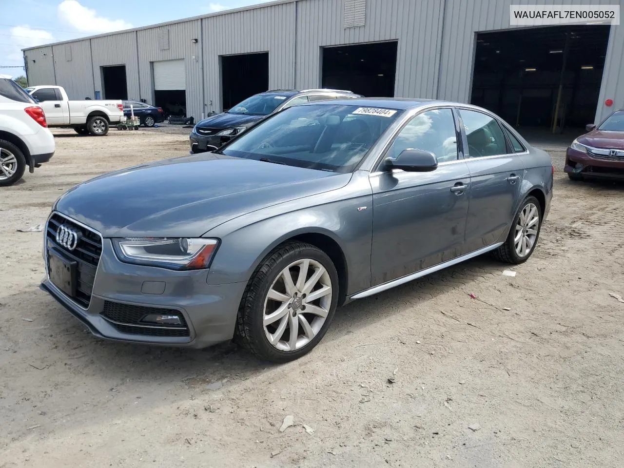 2014 Audi A4 Premium VIN: WAUAFAFL7EN005052 Lot: 79828404