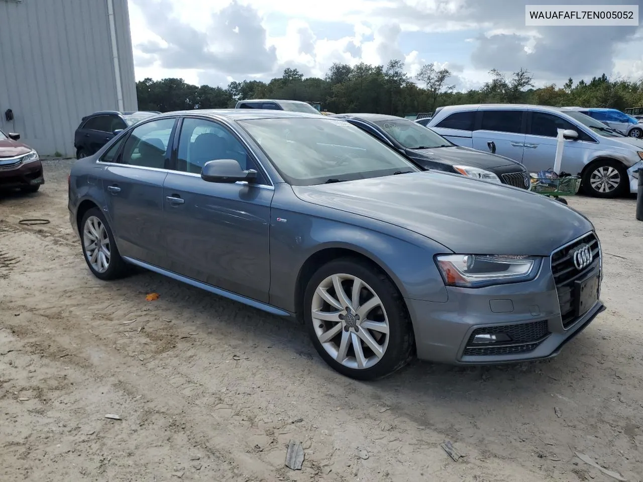 2014 Audi A4 Premium VIN: WAUAFAFL7EN005052 Lot: 79828404