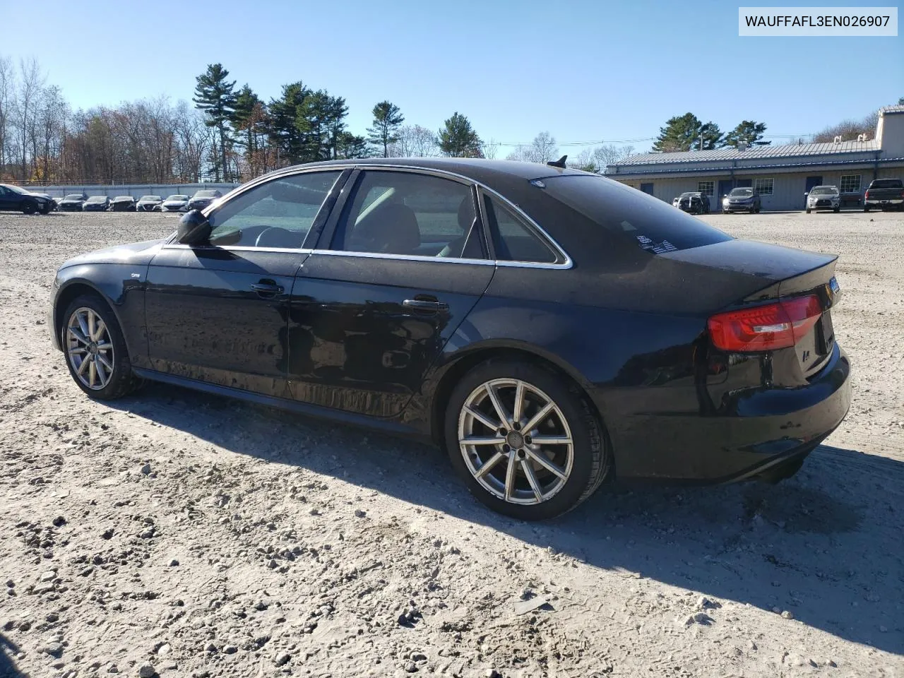 2014 Audi A4 Premium Plus VIN: WAUFFAFL3EN026907 Lot: 79946554