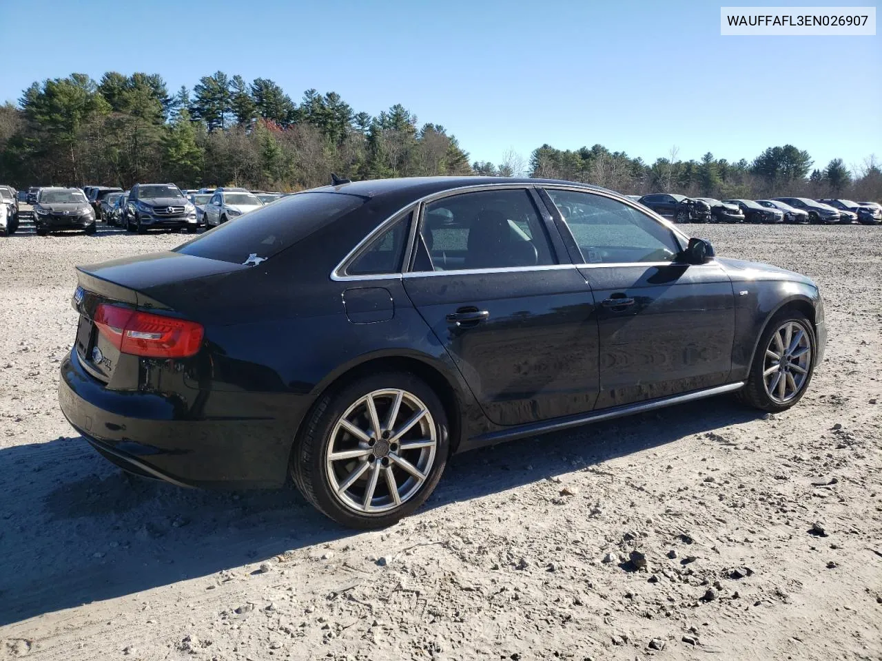 2014 Audi A4 Premium Plus VIN: WAUFFAFL3EN026907 Lot: 79946554