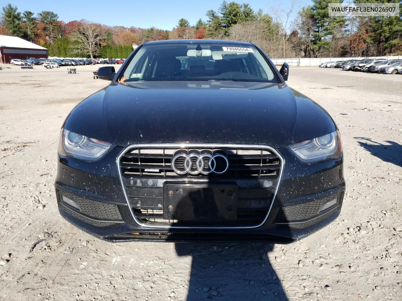 2014 Audi A4 Premium Plus VIN: WAUFFAFL3EN026907 Lot: 79946554