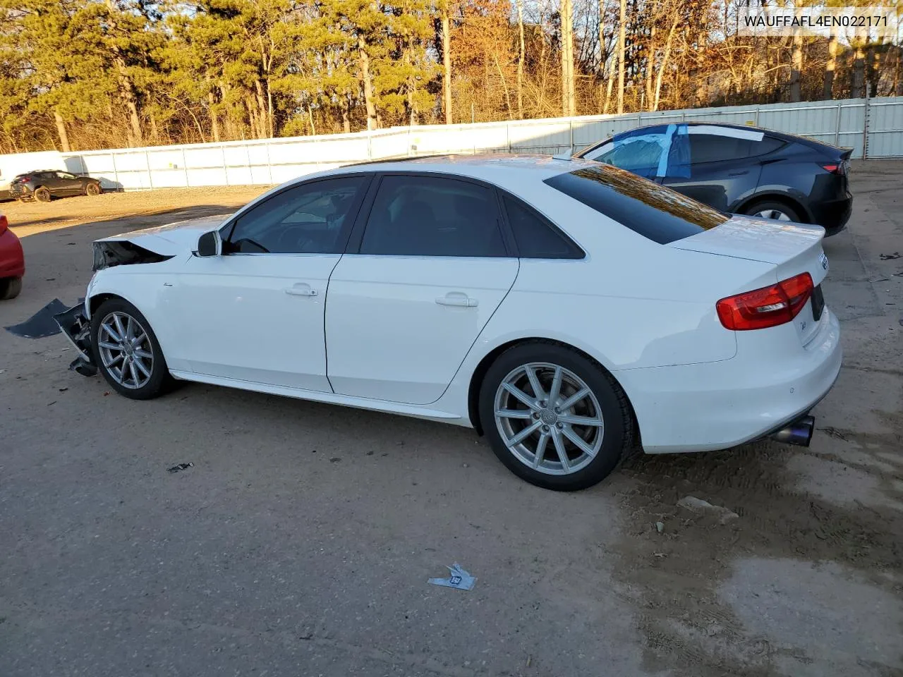 2014 Audi A4 Premium Plus VIN: WAUFFAFL4EN022171 Lot: 80365124