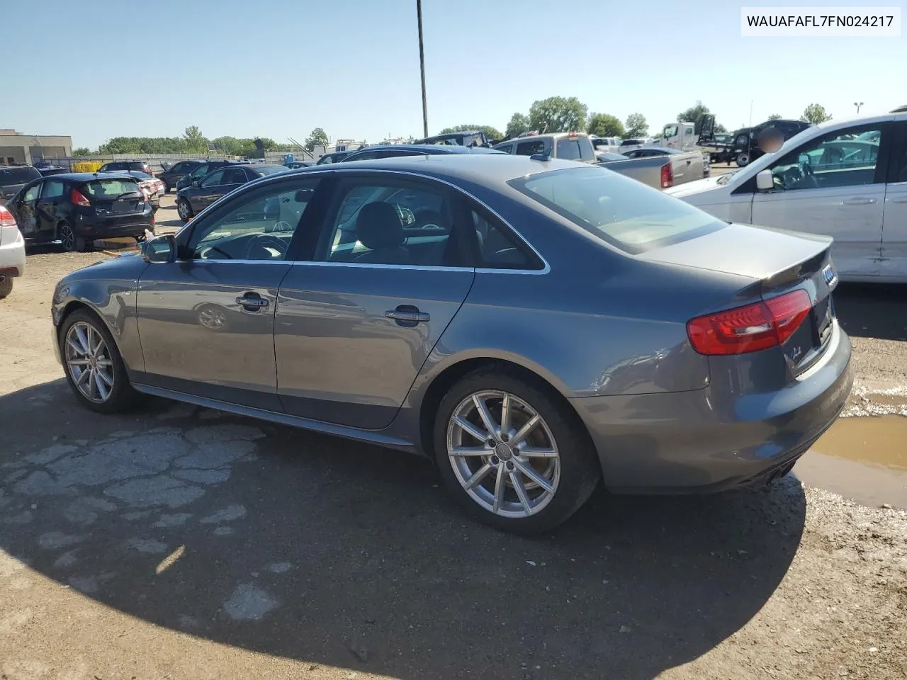 2015 Audi A4 Premium VIN: WAUAFAFL7FN024217 Lot: 60853564