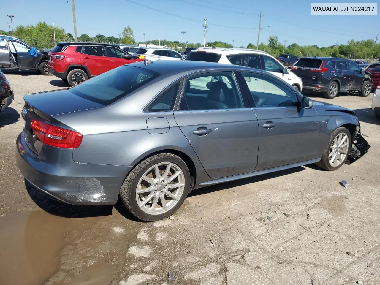 2015 Audi A4 Premium VIN: WAUAFAFL7FN024217 Lot: 60853564