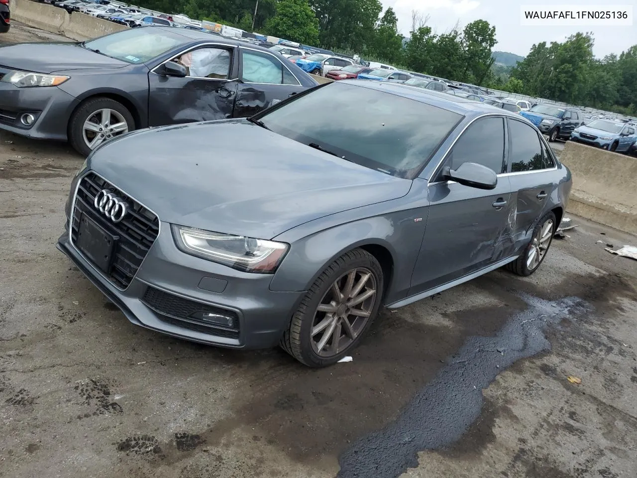 2015 Audi A4 Premium VIN: WAUAFAFL1FN025136 Lot: 61714014