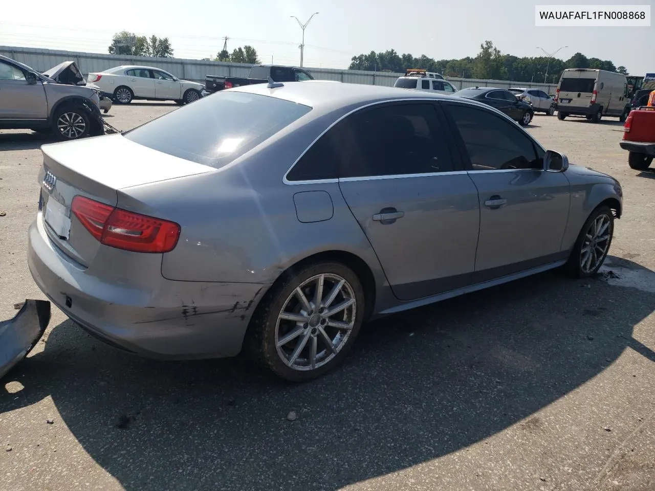 2015 Audi A4 Premium VIN: WAUAFAFL1FN008868 Lot: 67519604