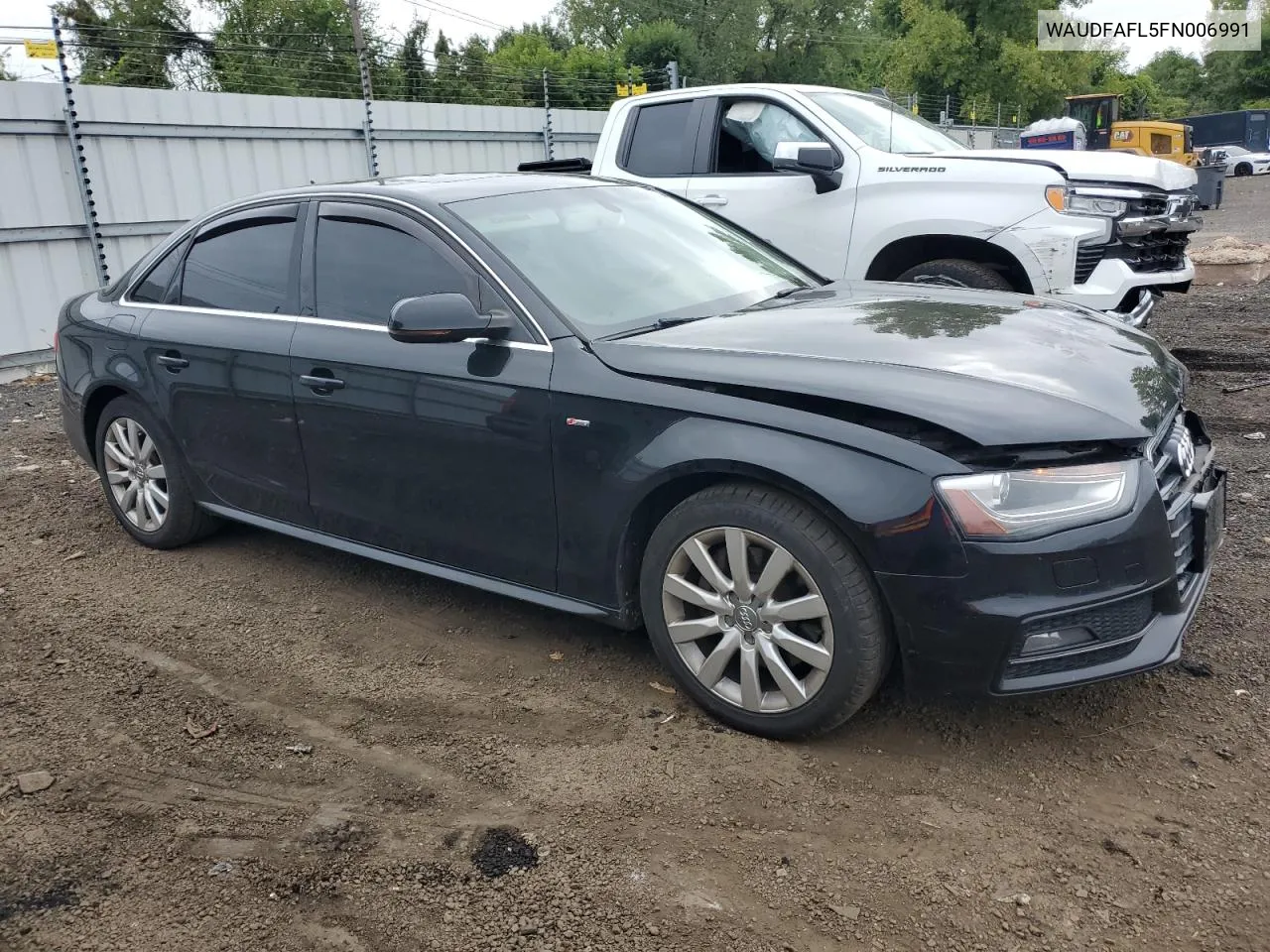 2015 Audi A4 Premium VIN: WAUDFAFL5FN006991 Lot: 69688374