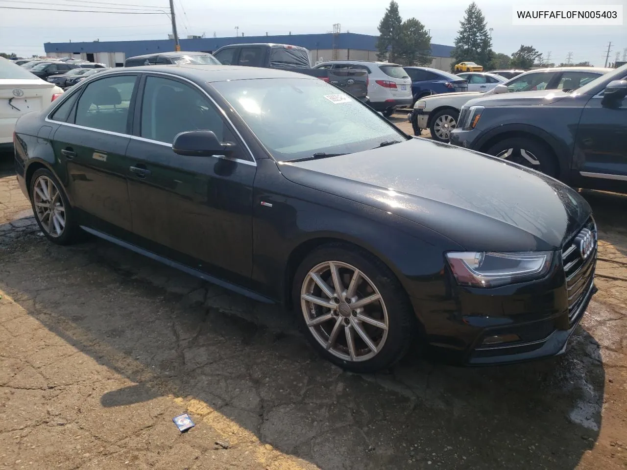 2015 Audi A4 Premium Plus VIN: WAUFFAFL0FN005403 Lot: 69928484