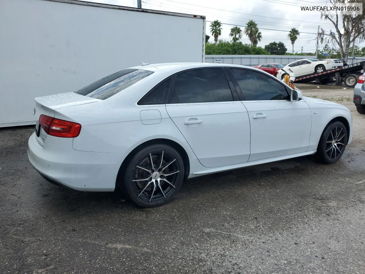 2015 Audi A4 Premium Plus VIN: WAUFFAFLXFN015906 Lot: 71101884