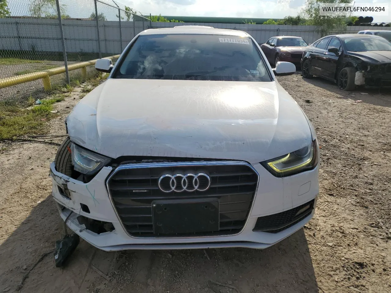 2015 Audi A4 Premium Plus VIN: WAUFFAFL6FN046294 Lot: 71777094