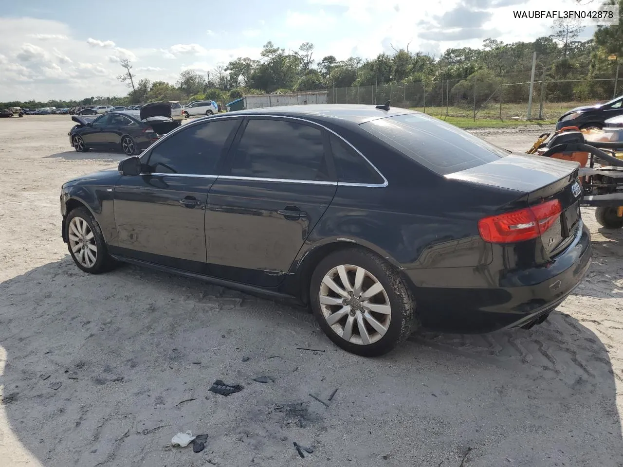 2015 Audi A4 Premium VIN: WAUBFAFL3FN042878 Lot: 72060534