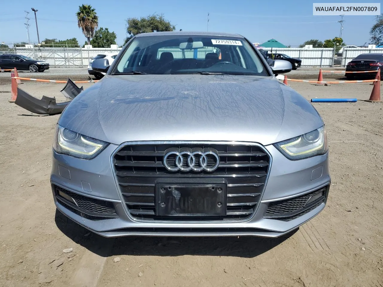 WAUAFAFL2FN007809 2015 Audi A4 Premium