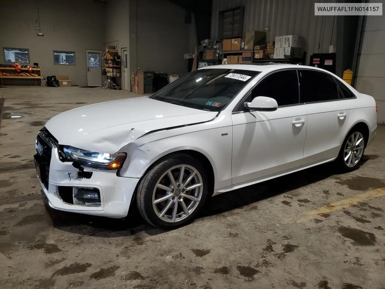 2015 Audi A4 Premium Plus VIN: WAUFFAFL1FN014157 Lot: 73417044