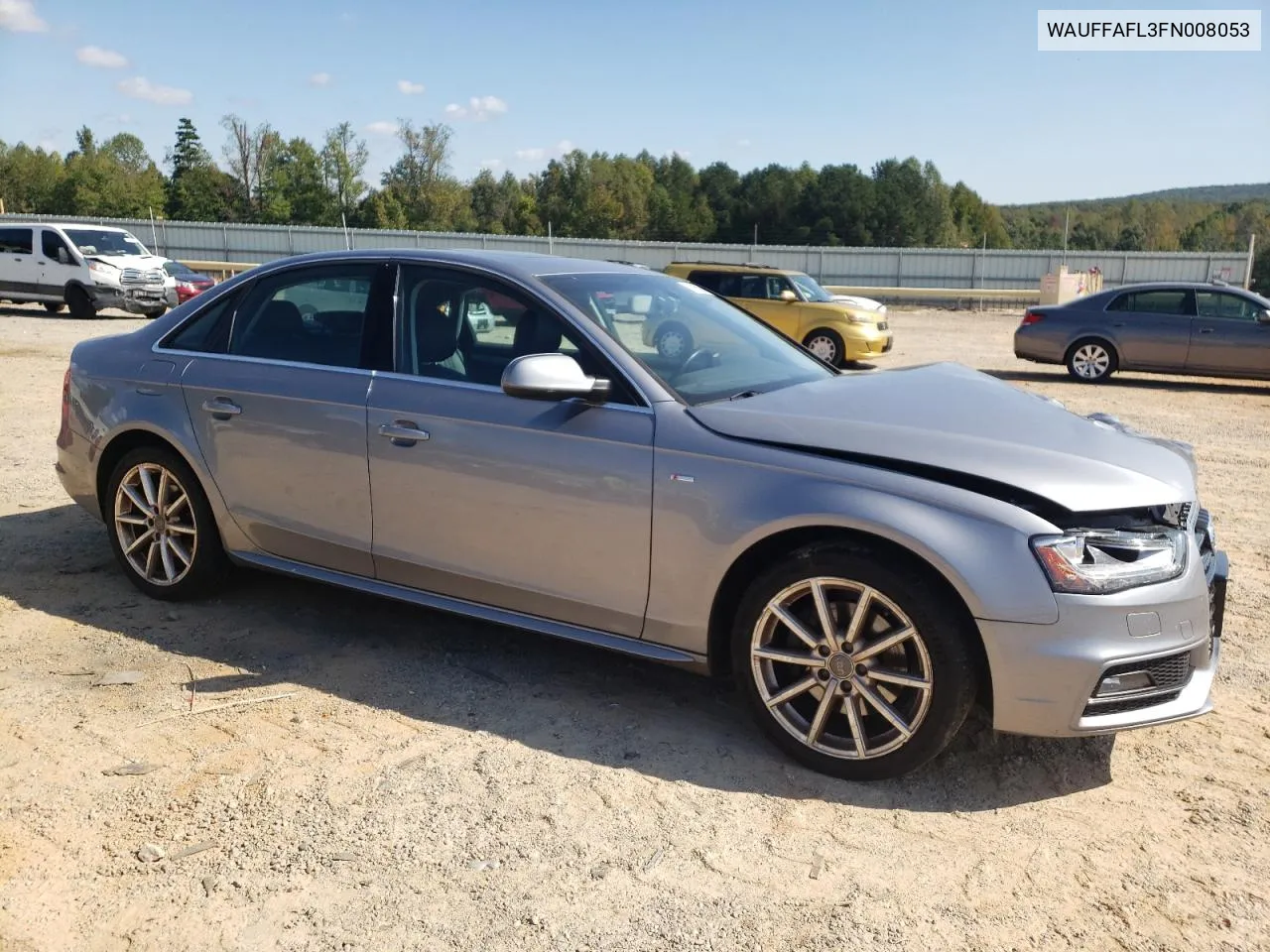 2015 Audi A4 Premium Plus VIN: WAUFFAFL3FN008053 Lot: 73985004