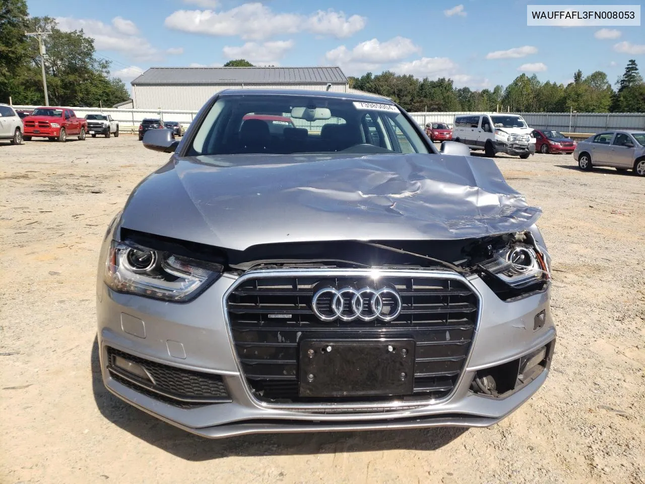 2015 Audi A4 Premium Plus VIN: WAUFFAFL3FN008053 Lot: 73985004