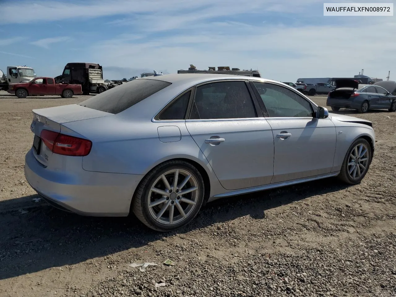 2015 Audi A4 Premium Plus VIN: WAUFFAFLXFN008972 Lot: 76607444