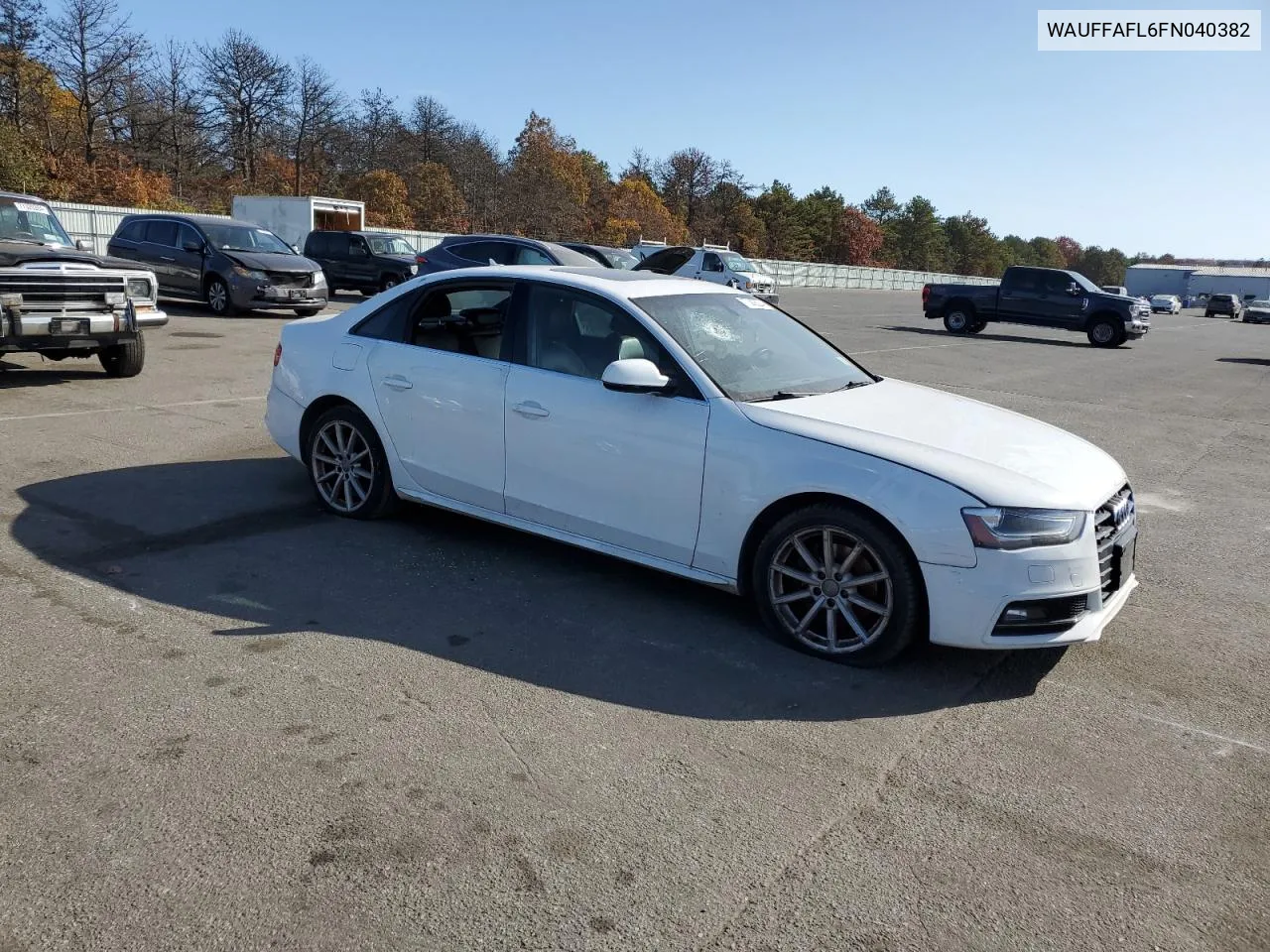 2015 Audi A4 Premium Plus VIN: WAUFFAFL6FN040382 Lot: 77300524