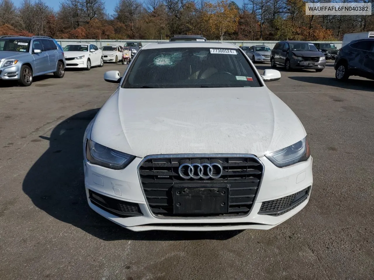 2015 Audi A4 Premium Plus VIN: WAUFFAFL6FN040382 Lot: 77300524