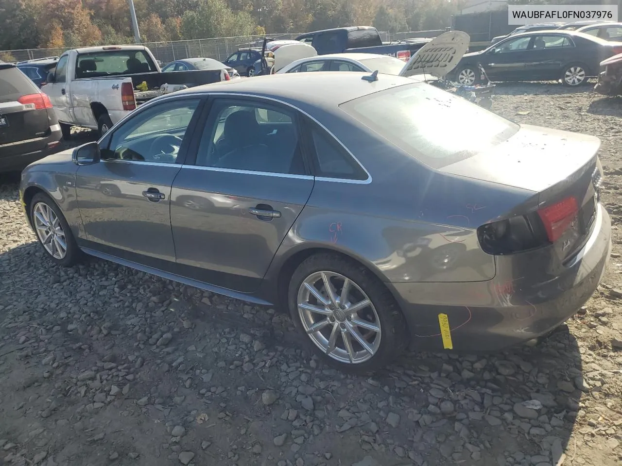 2015 Audi A4 Premium VIN: WAUBFAFL0FN037976 Lot: 78109234