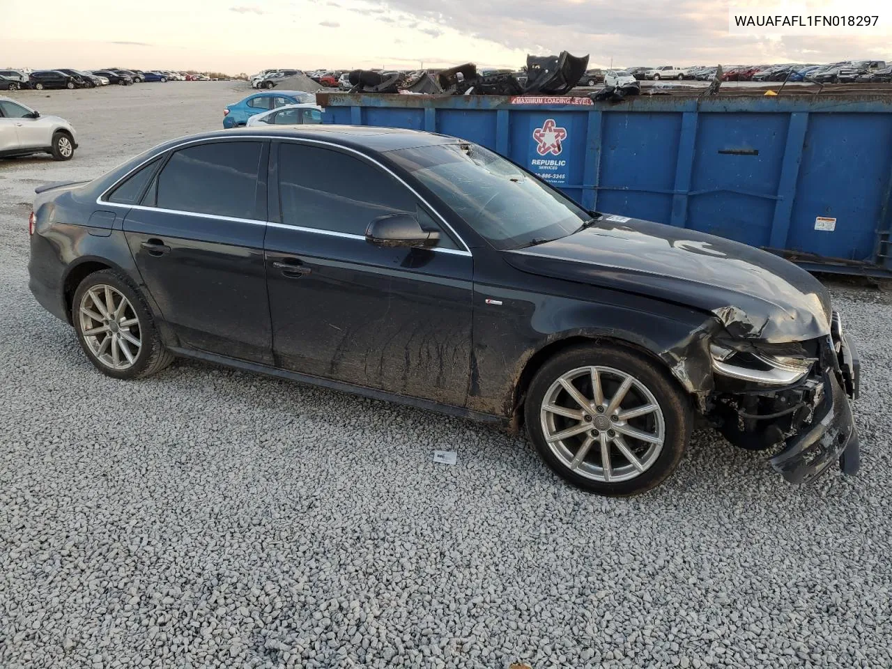 2015 Audi A4 Premium VIN: WAUAFAFL1FN018297 Lot: 78635624