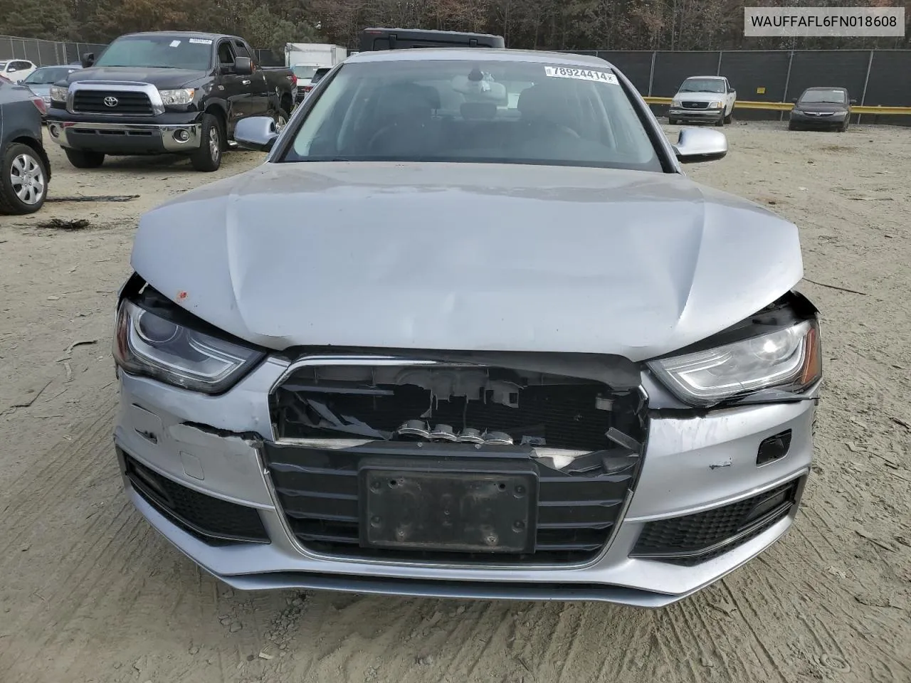 2015 Audi A4 Premium Plus VIN: WAUFFAFL6FN018608 Lot: 78924414