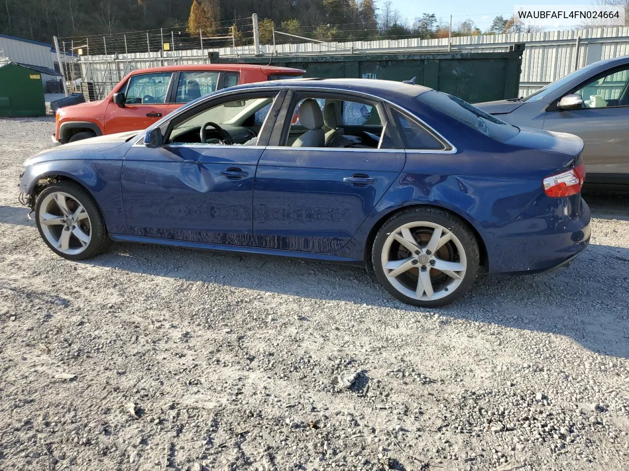 2015 Audi A4 Premium VIN: WAUBFAFL4FN024664 Lot: 79264534