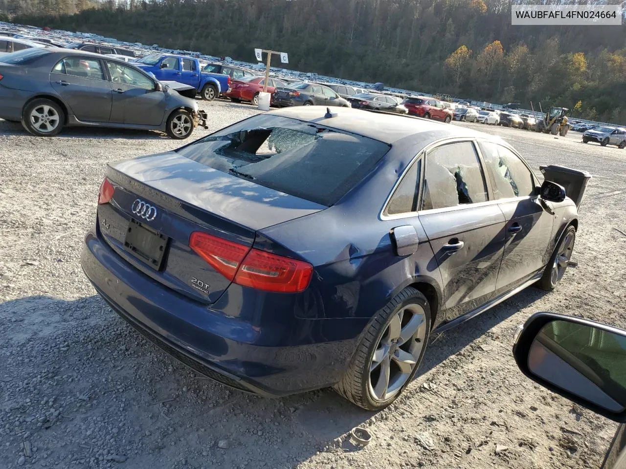 2015 Audi A4 Premium VIN: WAUBFAFL4FN024664 Lot: 79264534