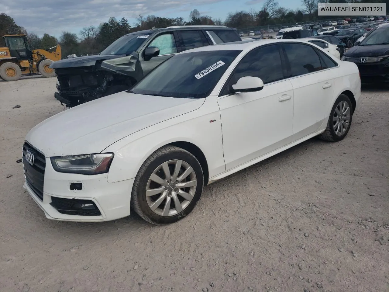 2015 Audi A4 Premium VIN: WAUAFAFL5FN021221 Lot: 79430104