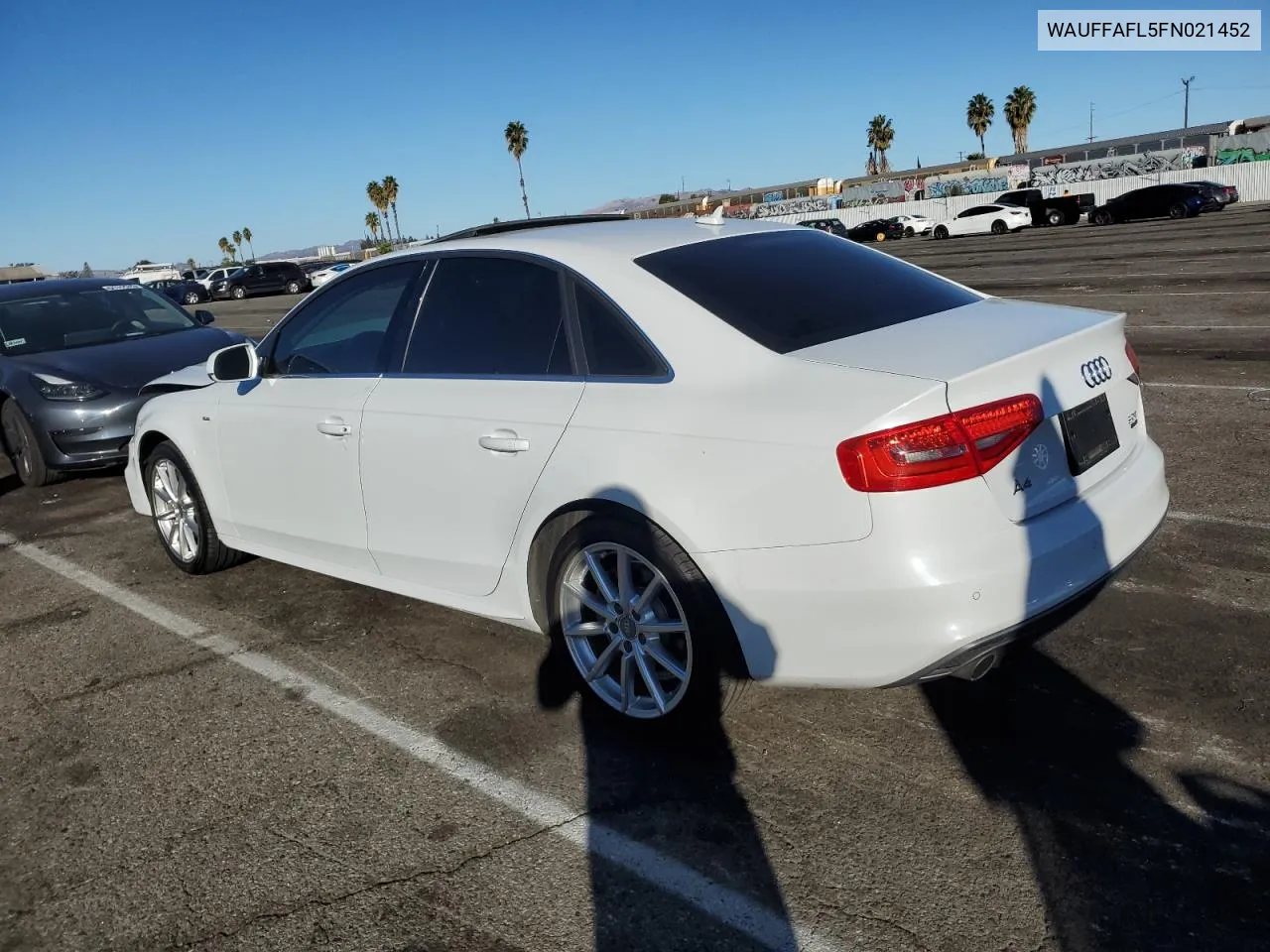 2015 Audi A4 Premium Plus VIN: WAUFFAFL5FN021452 Lot: 79751194