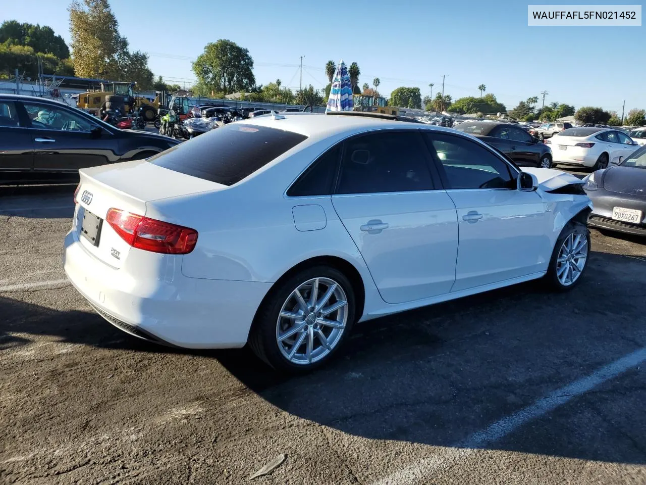 2015 Audi A4 Premium Plus VIN: WAUFFAFL5FN021452 Lot: 79751194