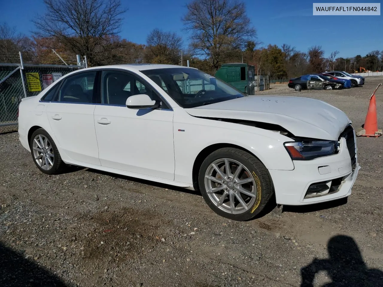 2015 Audi A4 Premium Plus VIN: WAUFFAFL1FN044842 Lot: 80143164