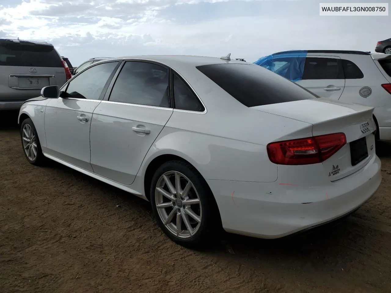 WAUBFAFL3GN008750 2016 Audi A4 Premium S-Line