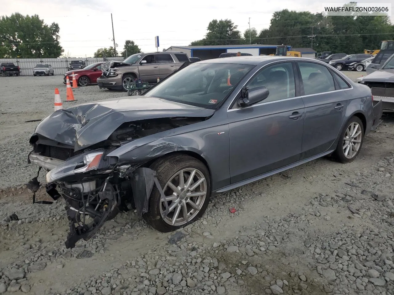 2016 Audi A4 Premium Plus S-Line VIN: WAUFFAFL2GN003606 Lot: 60688034