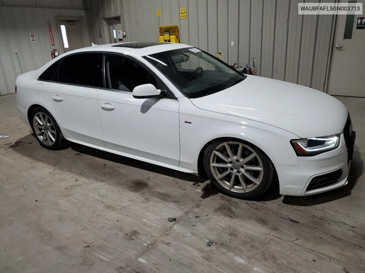 2016 Audi A4 Premium S-Line VIN: WAUBFAFL5GN003713 Lot: 64148364