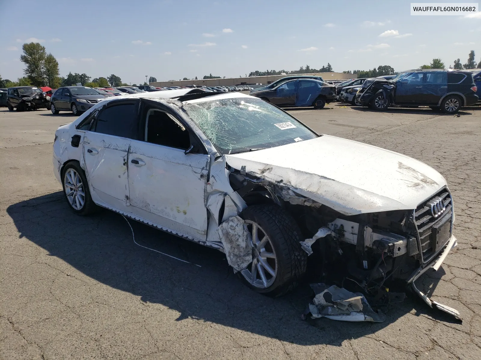 2016 Audi A4 Premium Plus S-Line VIN: WAUFFAFL6GN016682 Lot: 66215474