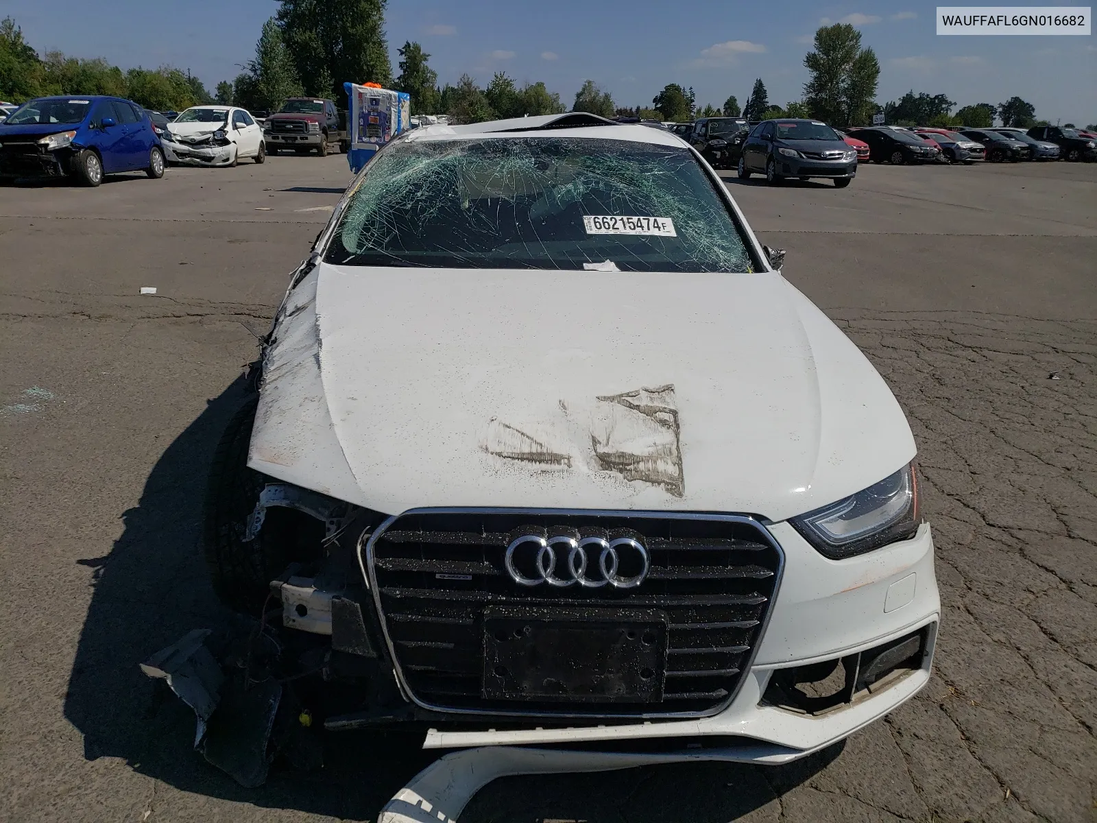 2016 Audi A4 Premium Plus S-Line VIN: WAUFFAFL6GN016682 Lot: 66215474