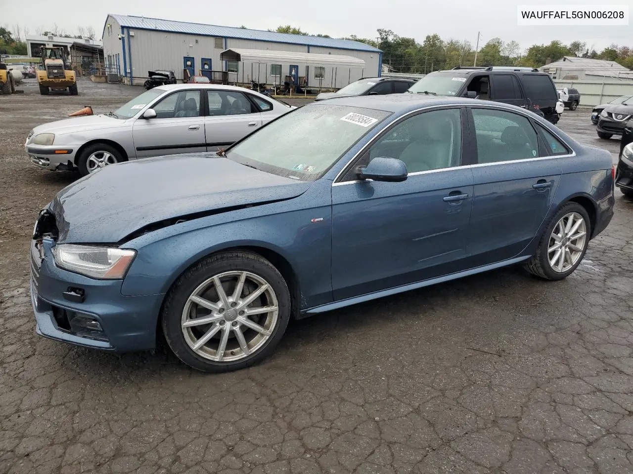 2016 Audi A4 Premium Plus S-Line VIN: WAUFFAFL5GN006208 Lot: 68029584