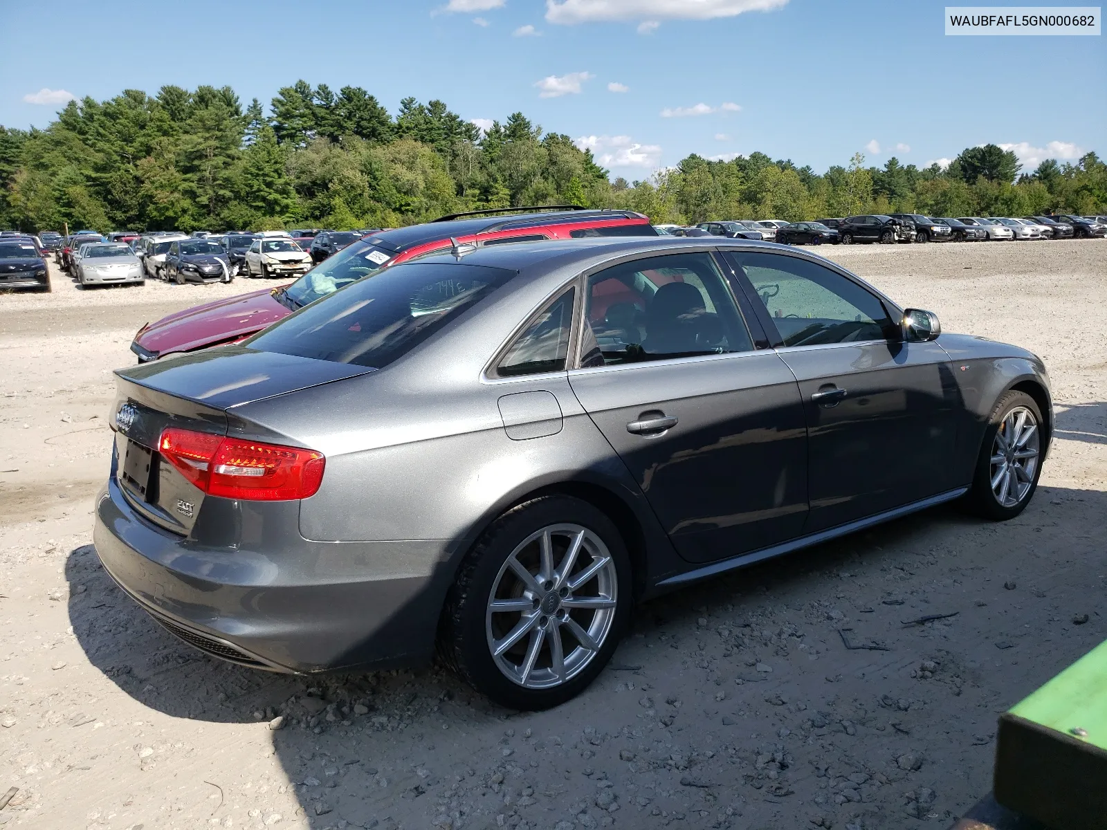 2016 Audi A4 Premium S-Line VIN: WAUBFAFL5GN000682 Lot: 68842114