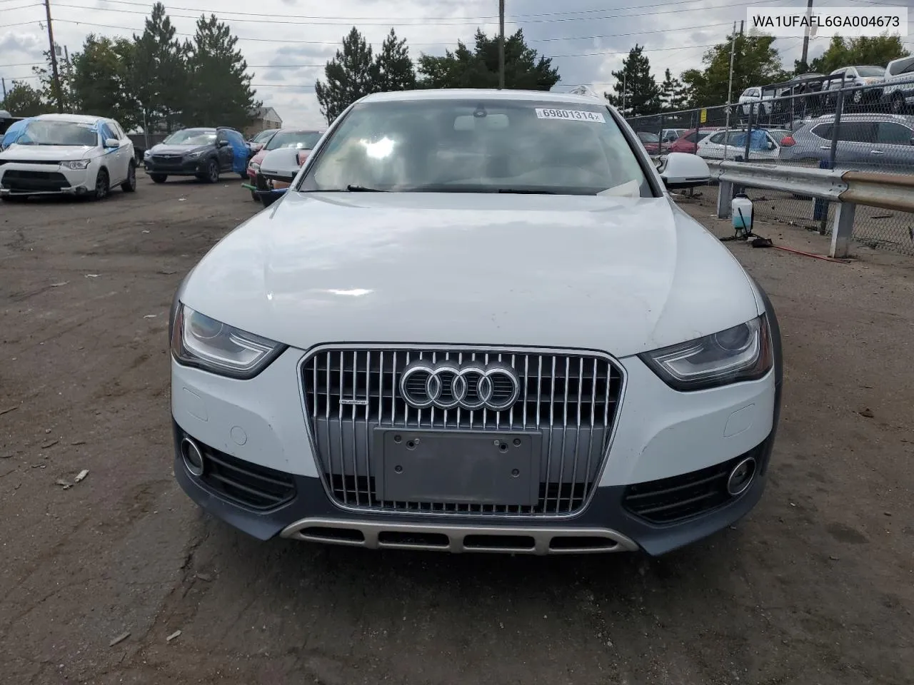 2016 Audi A4 Allroad Premium Plus VIN: WA1UFAFL6GA004673 Lot: 69801314