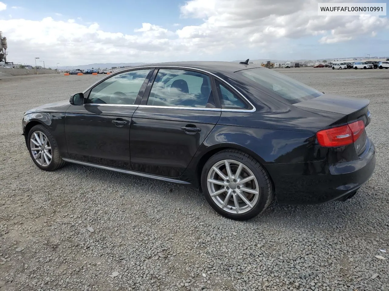 2016 Audi A4 Premium Plus S-Line VIN: WAUFFAFL0GN010991 Lot: 70726004