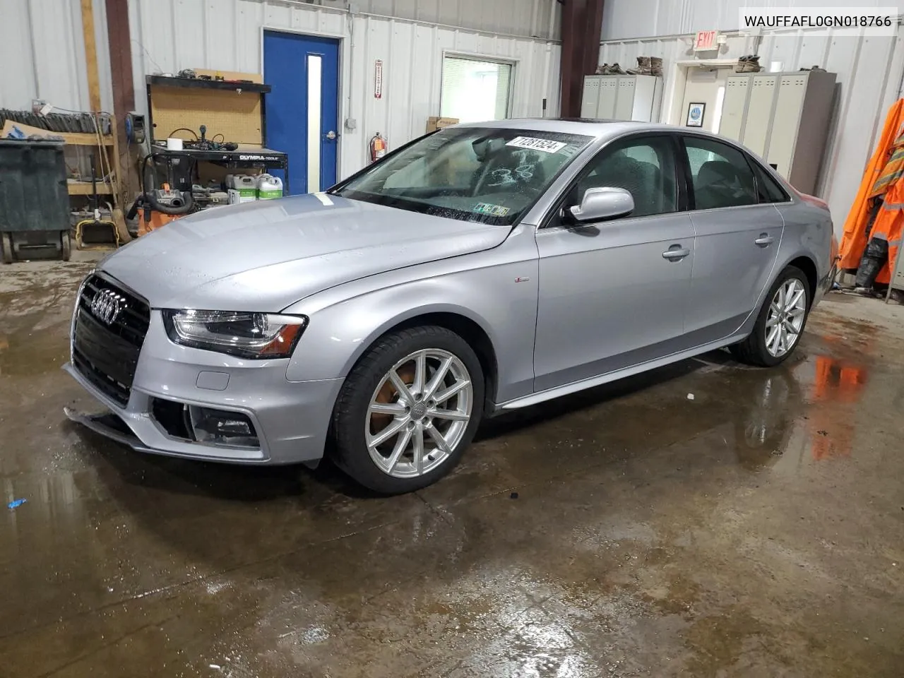 2016 Audi A4 Premium Plus S-Line VIN: WAUFFAFL0GN018766 Lot: 71281524