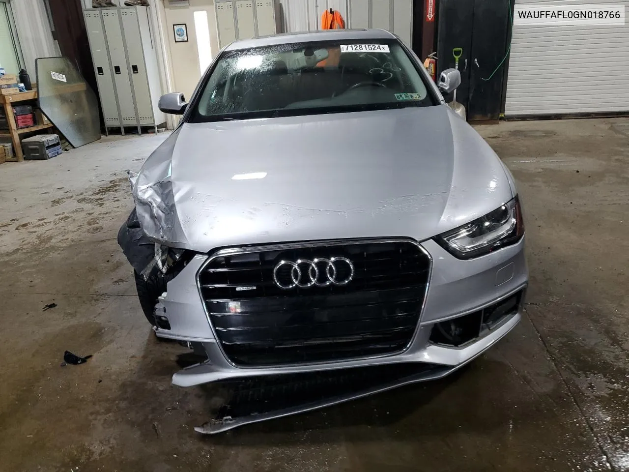 2016 Audi A4 Premium Plus S-Line VIN: WAUFFAFL0GN018766 Lot: 71281524